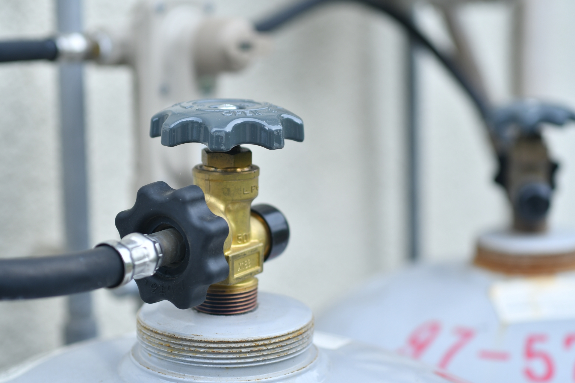 プロパンガスのガス栓